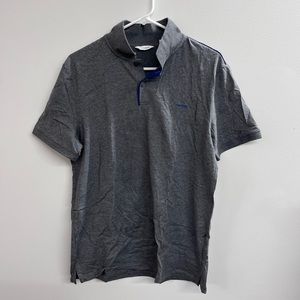 Men’s Calvin Klein regular fit grey polo shirt